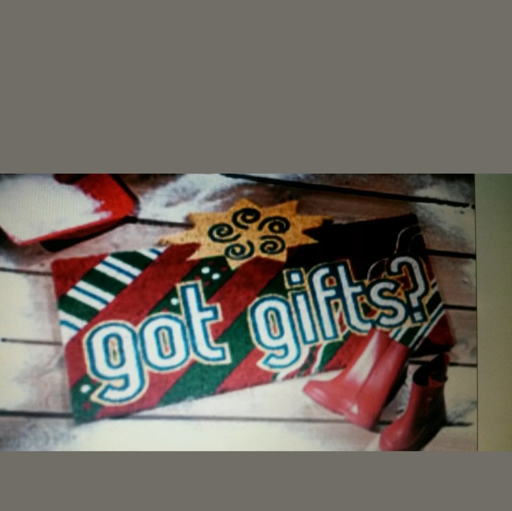 christmas got gifts door mat decorate the hall  18